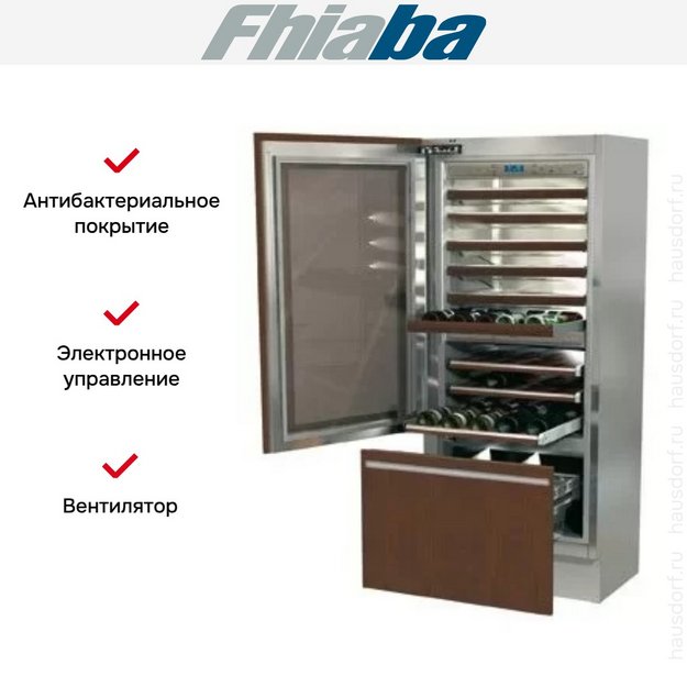 Винный шкаф Fhiaba I8991TWT3 (glass) в Тюмени (preview 2)
