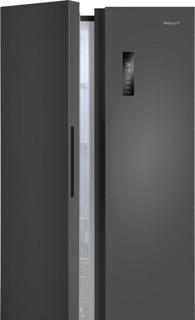 Отдельностоящий холодильник с инвертором Weissgauff WSBS 600 NoFrost Inverter Dark Grey в Тюмени (preview 12)