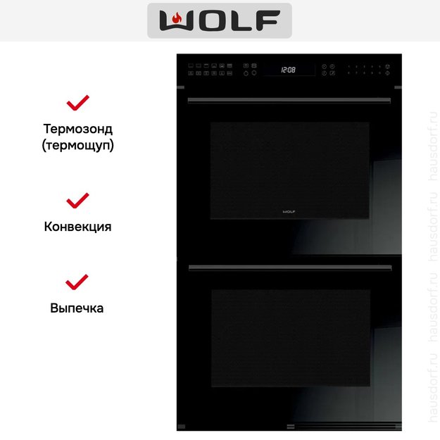Духовой шкаф Wolf ICBDO 30-2G/B-TH в Тюмени (preview 4)