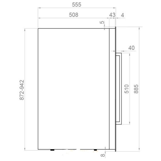 Встраиваемый винный шкаф Pando PVMAP 88-49 PAL в Тюмени (preview 5)