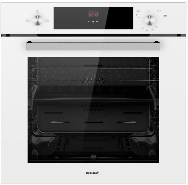 Газовый духовой шкаф Weissgauff WGO 702 D WHITE GLASS в Тюмени (preview 1)