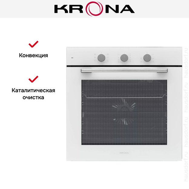 Духовой шкаф KRONA ALPHA 60 WH в Тюмени (preview 20)