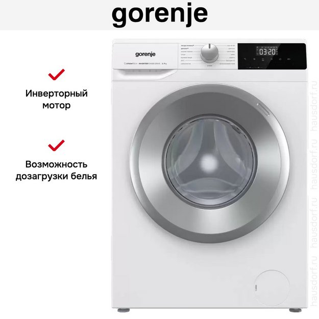 Стиральная машина Gorenje W2NHPI72SCS в Тюмени (preview 22)