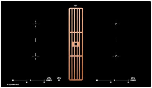 Варочная панель с вытяжкой Kuppersbusch KMI 9800.0 SR Copper в Тюмени (preview 1)