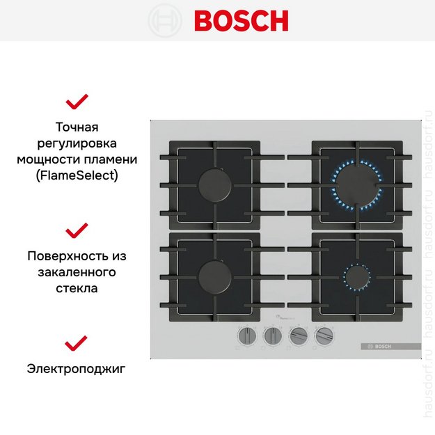Газовая варочная панель Bosch PPP6A2I40 в Тюмени (preview 6)