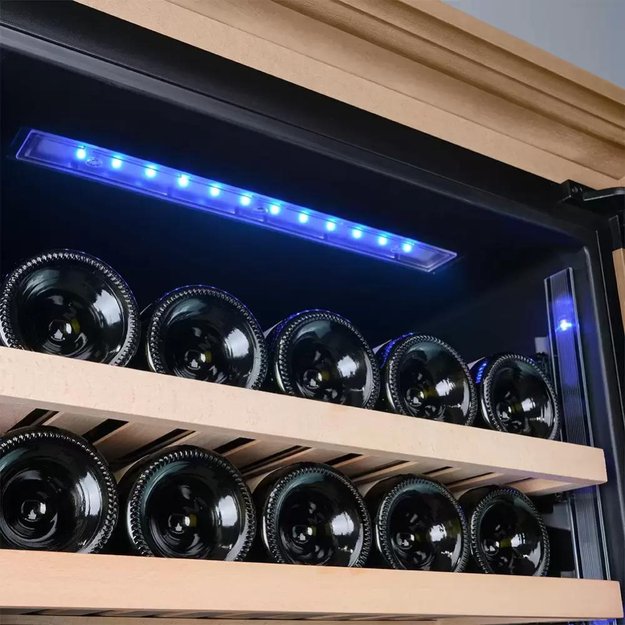 Винный шкаф Meyvel MV99PRO-KBT2 (Натуральный бук) в Тюмени (preview 12)