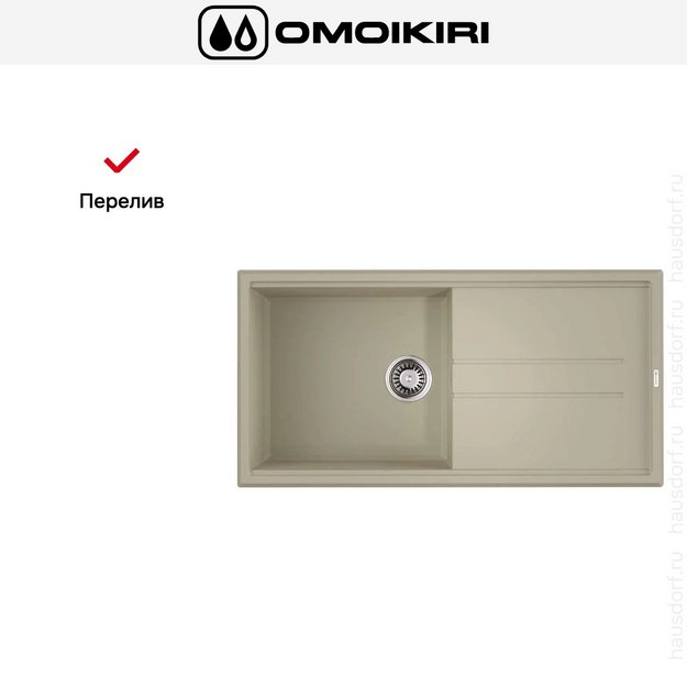 Мойка Omoikiri TEDORI 100 BE в Тюмени (preview 7)