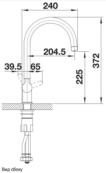 Смеситель Blanco TRIMA нержавеющая сталь 525820 в Тюмени (preview 5)