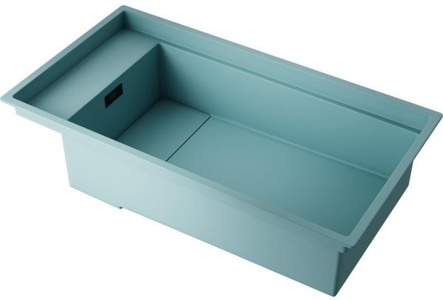 Мойка Omoikiri Kinaru Pro 86-U/I AZ azur blue матовый в Тюмени (preview 2)