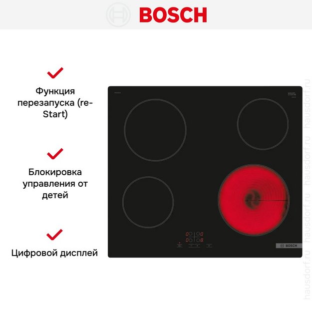 Варочная панель Bosch PKE61RBA2E в Тюмени (preview 6)