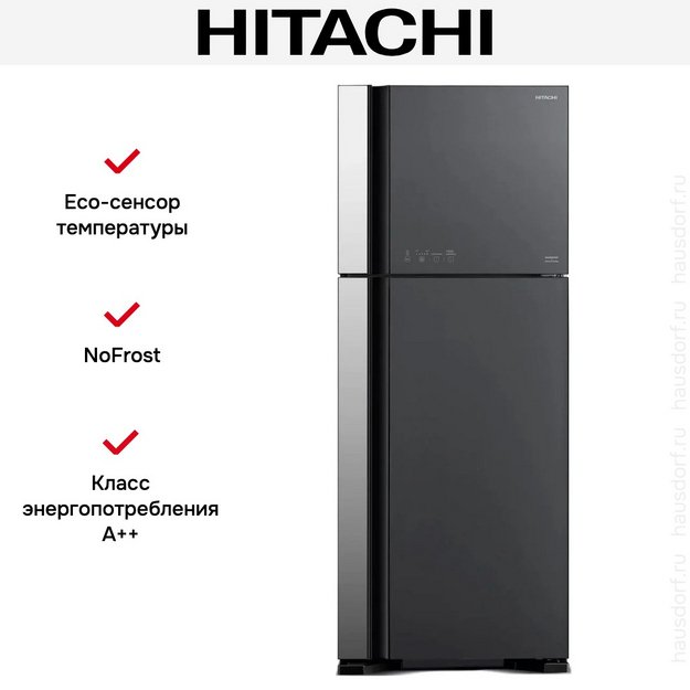 Холодильник Hitachi HRTN7489DFGGRCS в Тюмени (preview 5)
