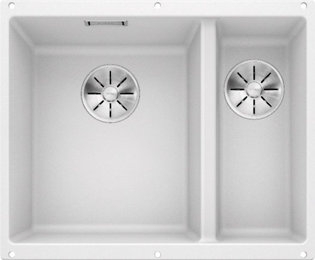 Мойка BLANCO SUBLINE 340/160-U Silgranit белый, чаша слева в Тюмени (preview 1)