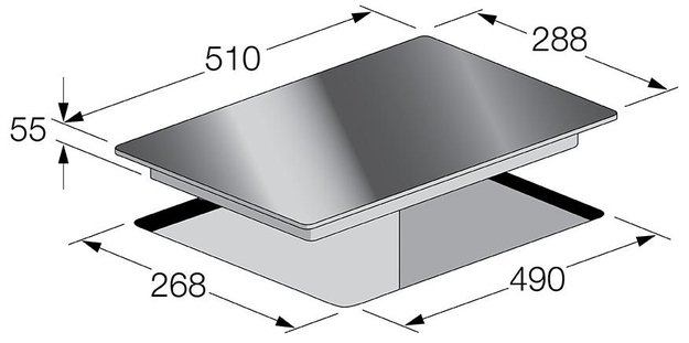 Варочная панель Fulgor Milano CH 302 ID TC BK/2 в Тюмени (preview 2)