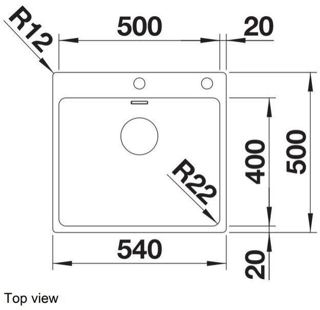 Мойка BLANCO ANDANO 500-IF/A нержавеющая сталь, клапан-автомат в Тюмени (preview 6)