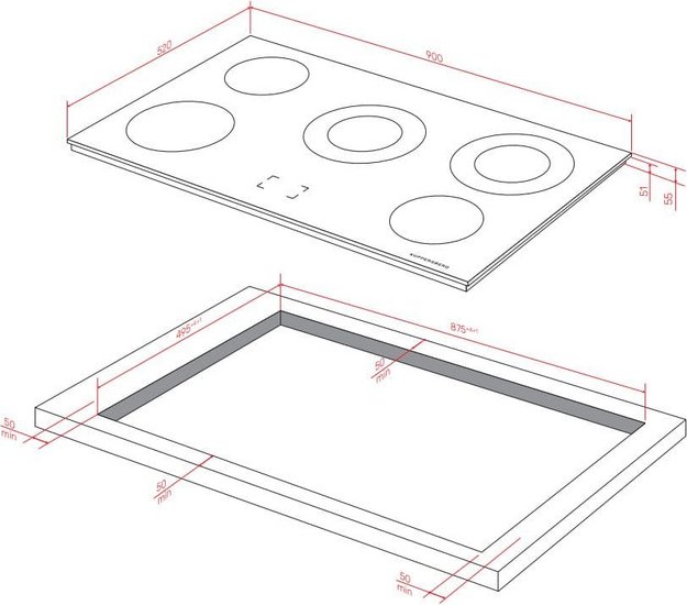 Варочная панель Kuppersberg ECS 902 в Тюмени (preview 5)
