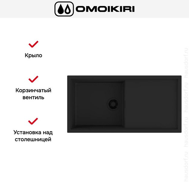 Мойка Omoikiri  SINTESI 100 GB в Тюмени (preview 4)