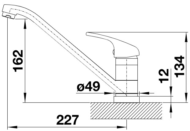 Смеситель Blanco Daras-F 521751 хром в Тюмени (preview 3)