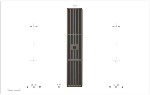 Варочная панель с вытяжкой Kuppersbusch KMI 8500.0 WR Black Chrome в Тюмени (preview 1)