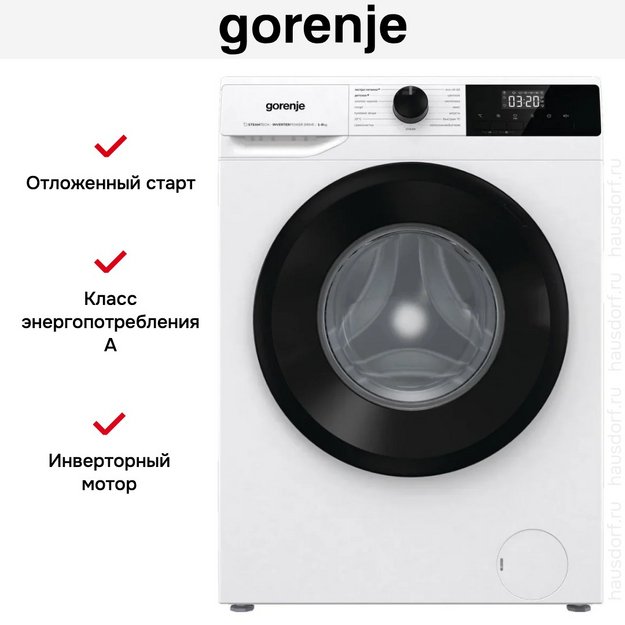 Стиральная машина Gorenje W1NHPI62SCSIRV в Тюмени (preview 15)