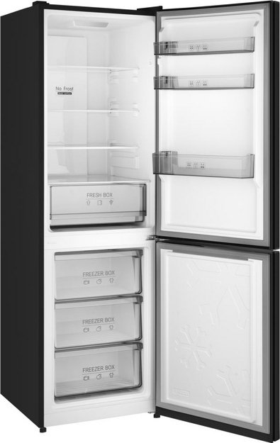 Отдельностоящий холодильник с инвертором Weissgauff WRK 185 Total NoFrost Inverter Black Glass в Тюмени (preview 5)