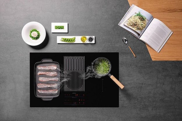 Варочная панель с вытяжкой Elica NIKOLATESLA LIBRA EVO BL/A/83 в Тюмени (preview 5)