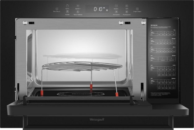 Встраиваемая микроволновая печь Weissgauff HMT-256 TSB Matt Edition в Тюмени (preview 4)