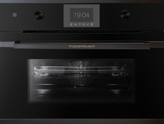 Компактный духовой шкаф с микроволнами Kuppersbusch CBM 6350.0 S6 Black Steel в Тюмени (preview 1)