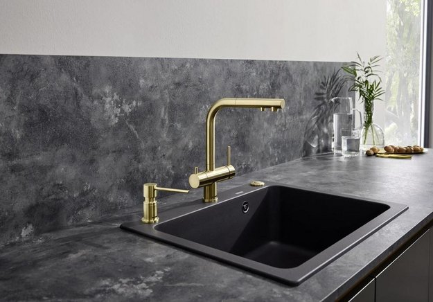 Дозатор для жидкого мыла Blanco Lato сатин темная сталь 527743 в Тюмени (preview 6)