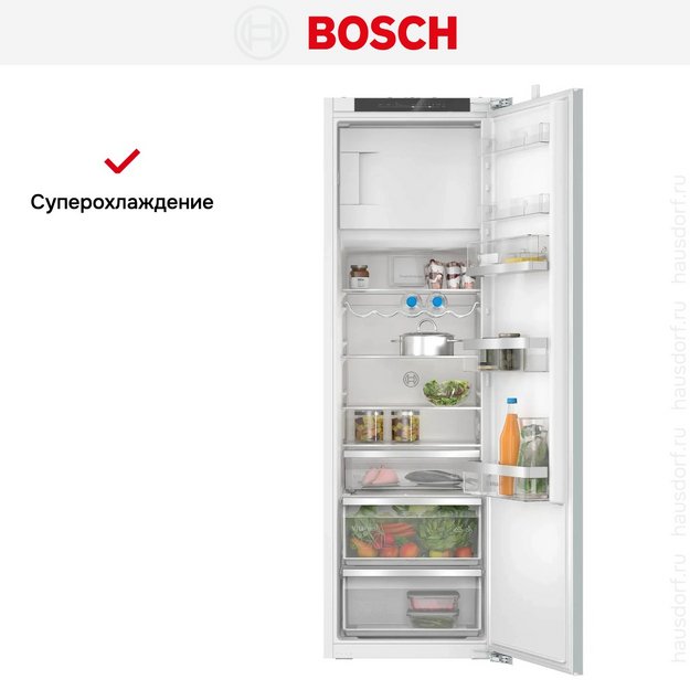 Встраиваемый однокамерный холодильник Bosch KIL82ADD0 в Тюмени (preview 6)