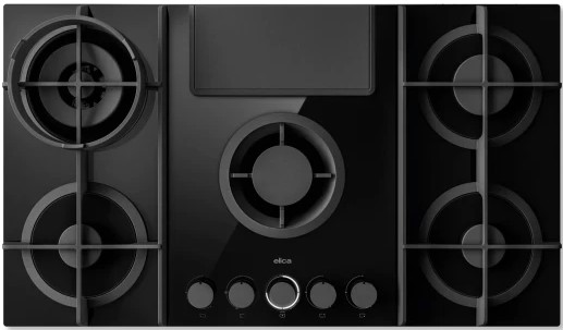 Варочная панель с вытяжкой Elica NIKOLATESLA FLAME EVO BL/A/88 в Тюмени (preview 1)