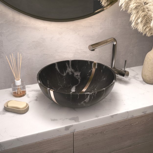 Раковина для ванны Omoikiri Hitomi-BL Marble в Тюмени (preview 2)