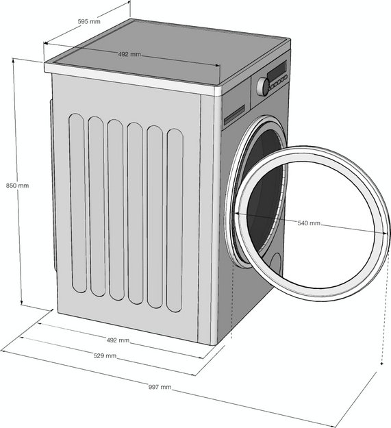 Стиральная машина Korting KWM 50IM140 в Тюмени (preview 3)