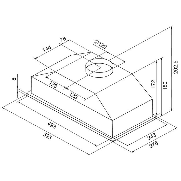 Встраиваемая вытяжка KRONA KATE 600 BLACK PB V2 в Тюмени (preview 11)