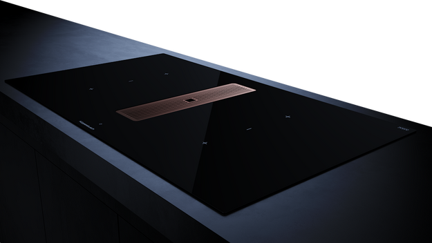 Индукционная варочная панель с вытяжкой Kuppersbusch KMI 9350.0 SR Copper в Тюмени (preview 3)