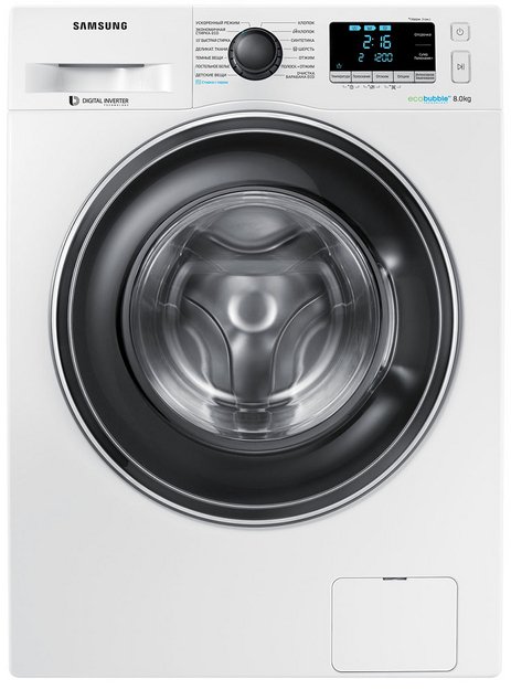 Стиральная машина Samsung WW 80 K 62 E 07 W/DLP в Тюмени (preview 1)