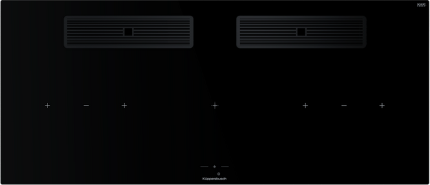 Индукционная варочная поверхность с вытяжкой Kuppersbusch KMI 12850.0 SR-E Black Velvet в Тюмени (preview 1)