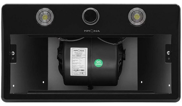 Встраиваемая вытяжка KRONA SVEN 600 black one knob в Тюмени (preview 3)