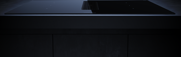 Индукционная варочная панель с вытяжкой Kuppersbusch KMI 8350.0 SR Black Chrome в Тюмени (preview 4)