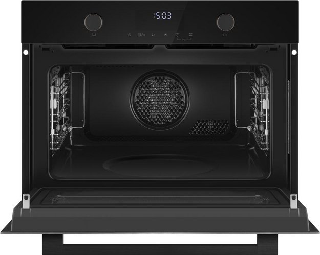 Компактный духовой шкаф с СВЧ Weissgauff OE 4551 DB Black Edition в Тюмени (preview 2)