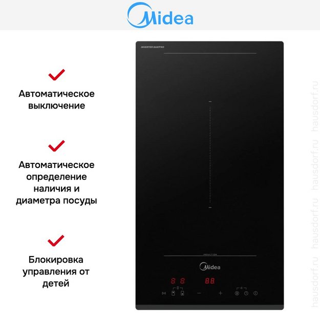 Варочная панель индукционная Midea MIH37103F в Тюмени (preview 8)