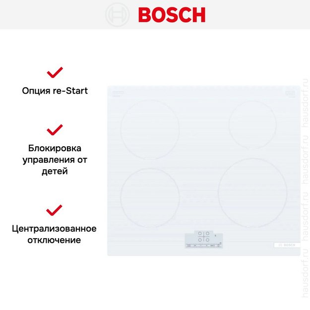 Индукционная варочная панель Bosch PUE612BB1E в Тюмени (preview 5)