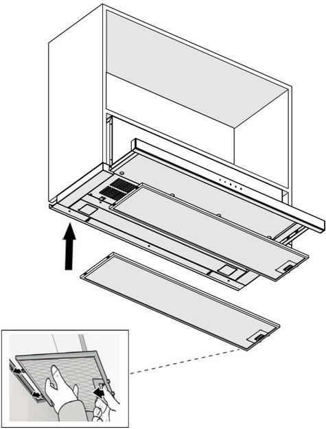 Встраиваемая вытяжка Pando IES/60 IX TOUCH CT NEGRO 850 SEC в Тюмени (preview 2)