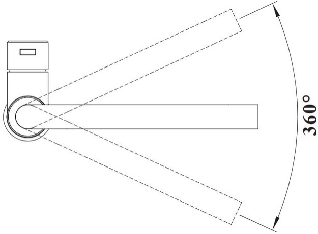 Смеситель Blanco Lanora-F 526179 нержавеющая сталь в Тюмени (preview 5)