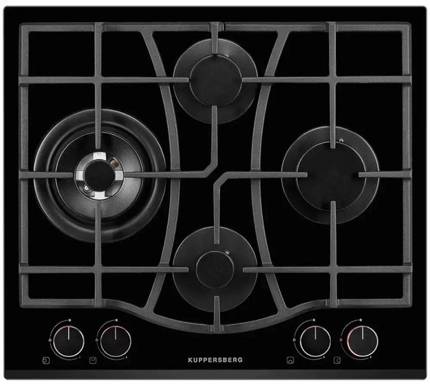 Газовая варочная панель Kuppersberg FG 67 B в Тюмени (preview 1)
