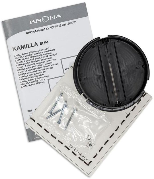 Вытяжка Krona Kamilla slim 600 white (2 мотора) в Тюмени (preview 13)