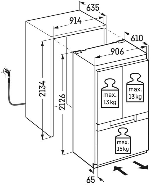 Встраиваемый холодильник Liebherr ECBNei 9972 BioFresh NoFrost в Тюмени (preview 12)
