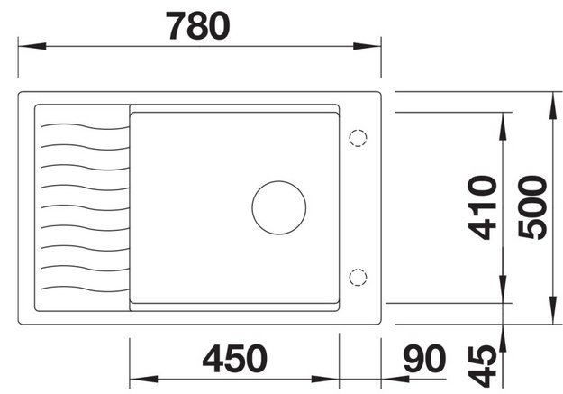Мойка BLANCO ELON XL 6 S мягкий белый, клапан-автомат в Тюмени (preview 2)