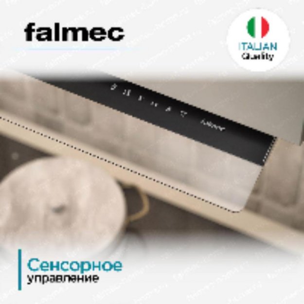 Вытяжка Falmec Virgola Touch NRS 90 black (900) в Тюмени (preview 4)