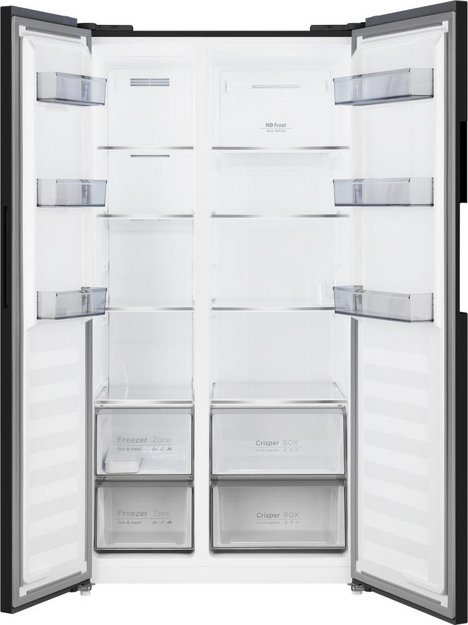 Отдельностоящий холодильник с инвертором Weissgauff WSBS 550 Built-in NoFrost Inverter Black в Тюмени (preview 2)