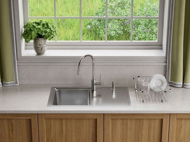 Мойка Omoikiri Mizu 78-IN нержавеющая сталь, крыло справа в Тюмени (preview 4)